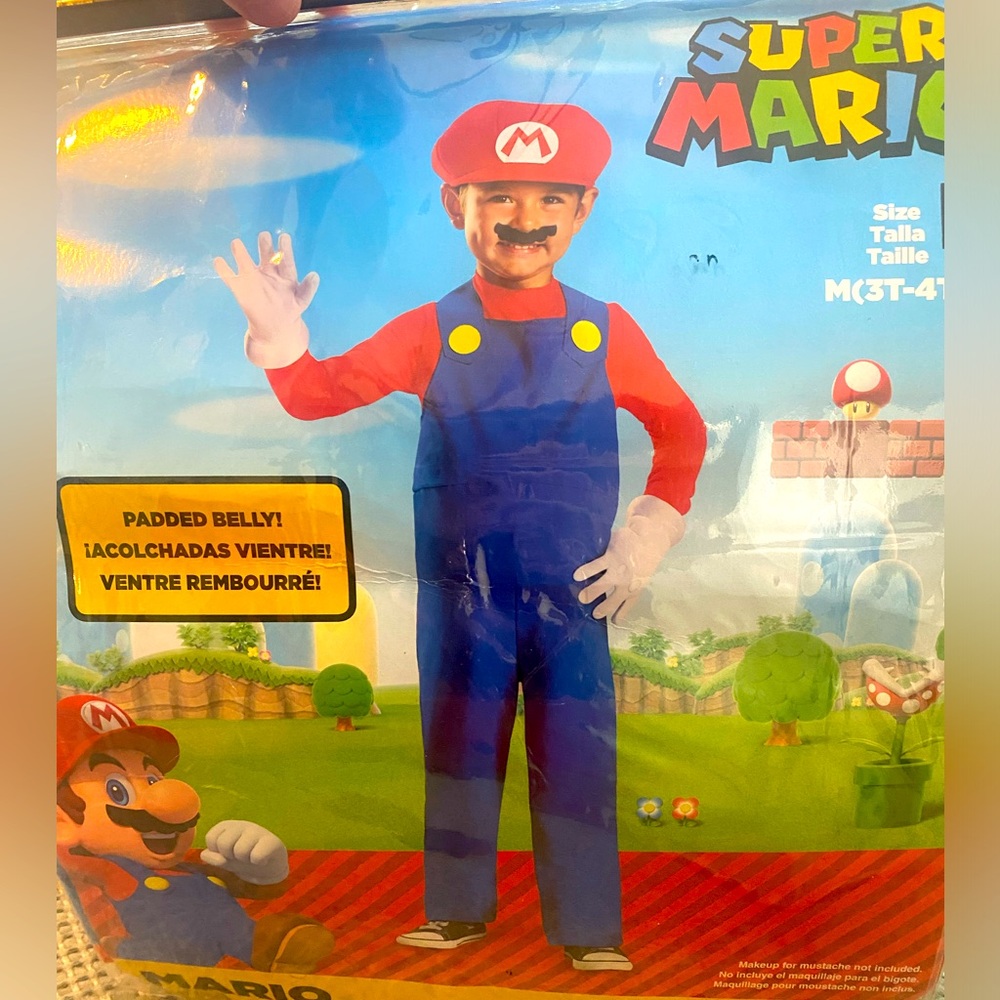 Super Mario 3T-4T costume (play condition)